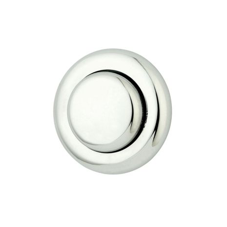 Linton Chrome Plated Plastic Single Flush Push Button IPS Panel