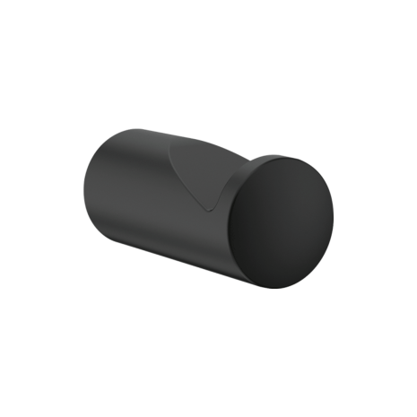 Delabie | DVS Straight Matte Black Wall-Mounted Coat Hook