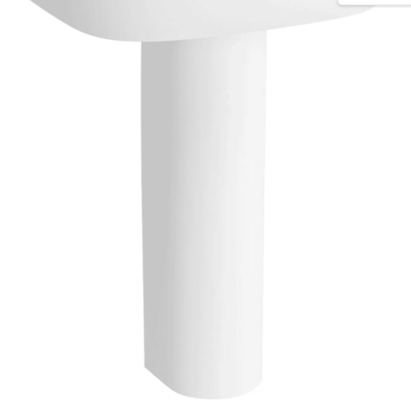 VitrA Milton Full Basin Pedestal, White