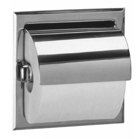 Bobrick Toilet Tissue Dispenser with Hood - Polished