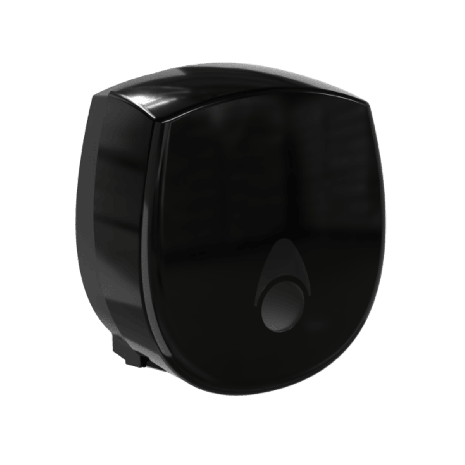 Black Myriad Small Jumbo Toilet Roll Dispenser, Recycled Plastic