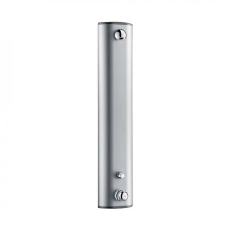 Delabie Premix Thermostatic Shower Panel with Press Button and Anti-Vandal Head, 79230015