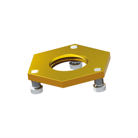 Delabie High Security Tap Reinforced Fixing Kit - Back-Nut and Screw Assembly