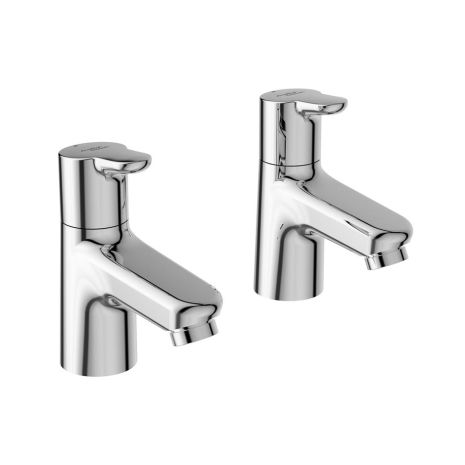 Armitage Shanks Contour 21+ Basin Pillar Taps | Commercial Washrooms