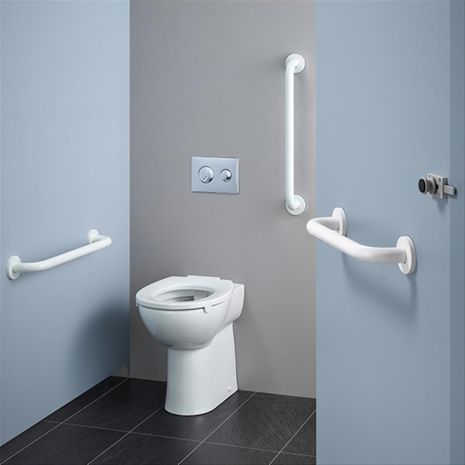 Armitage Shanks Back To Wall Ambulant Doc M Disabled Toilet Cubicle Pack