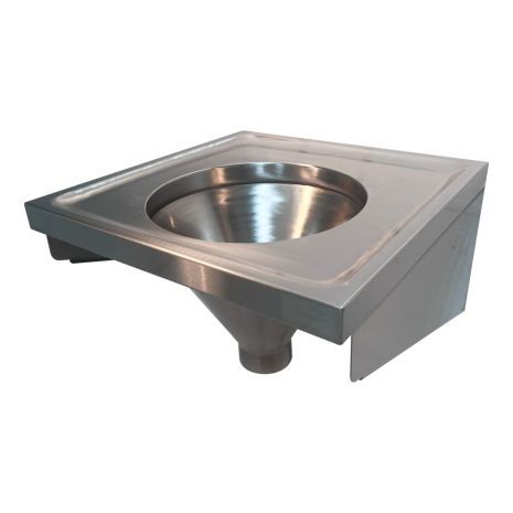 Pland Bali Stainless Steel Hospital Slop Hopper Sluice Sink