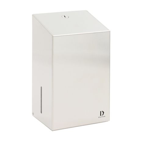 Dolphin Bulk Pack Stainless Steel Toilet Tissue Dispenser - Satin | Commercial Washrooms