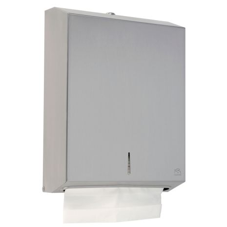 Dolphin Satin Stainless Steel Maxi Paper Towel Dispenser | Dolphin