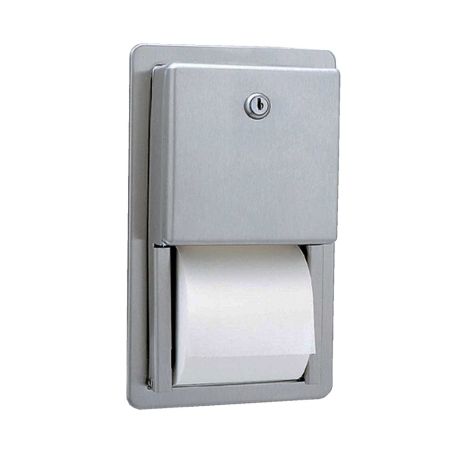 Bobrick Classic Series Recessed Multi-Roll Toilet Tissue Dispenser