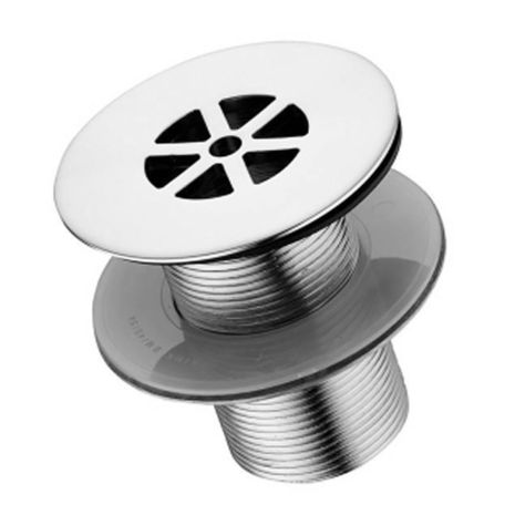 Wirquin 1 1/2" Long Grid Basin Waste - Unslotted for Basins with no Overflow