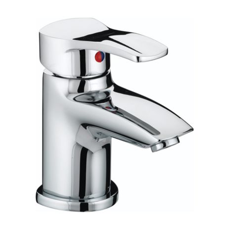 Capri basin mixer tap with no waste Chrome Plated | Bristan 