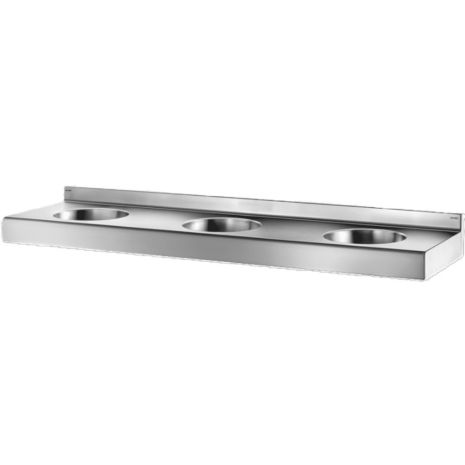 Delabie TRIPLO 1800mm Wall Mounted Stainless Steel Wash Trough 