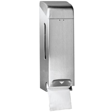 Satin Stainless Steel Dolphin Triple Toilet Roll Holder 