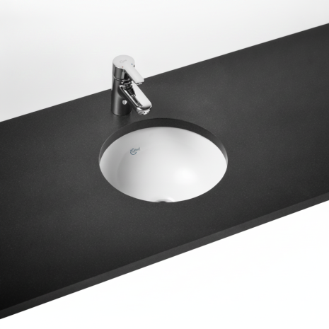 Ideal Standard Concept Sphere 38cm Under-Countertop Washbasin with Overflow