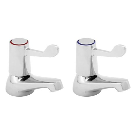 KWC DVS Pair of Lever Action Basin Taps