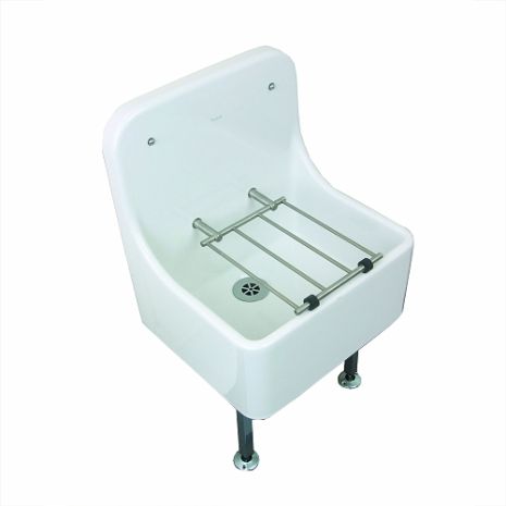 Twyford Cleaner’s Sink Including Grating - High Back