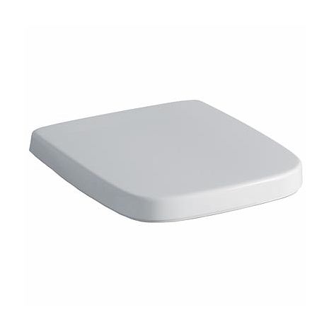 Soft Close Twyford Galerie Plan White Toilet Seat & Cover with Top Fix Hinges for Wall Hung Toilet