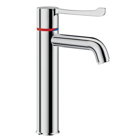 Delabie Tall SECURITHERM Thermostatic Basin Lever Mixer Tap
