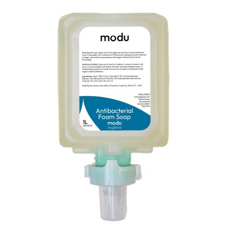 MODU 6 x 1L Anti-Bacterial Soap Cartridges for Soap Dispensers | MODU