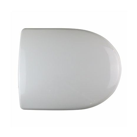 Twyford Galerie White Soft Close Toilet Seat & Cover with Top Fix Hinges for Wall Hung Toilet