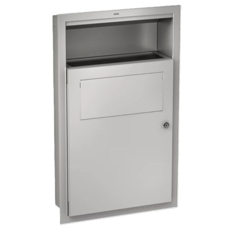 KWC DVS Recessed Wall Mounted Sanitary Towel and Disposal Bin