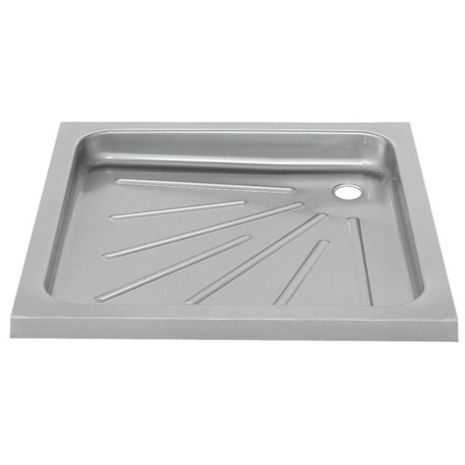 KWC DVS Stainless Steel Shower Tray For Inset Mounting (900x900mm)