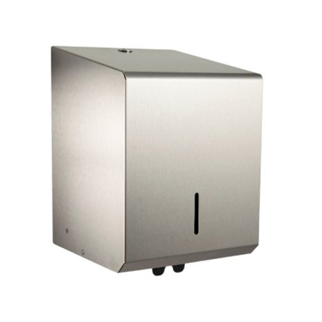Brushed Stainless Steel Centrefeed Paper Towel Dispenser 