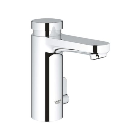Grohe Eurosmart Cosmopolitan T Self-Closing Basin Mixer With Mixing Device And Adjustable Temperature Limiter