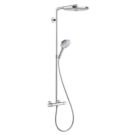 Hans Grohe Raindance Select S 240 1 Jet Showerpipe Ecosmart Chrome
