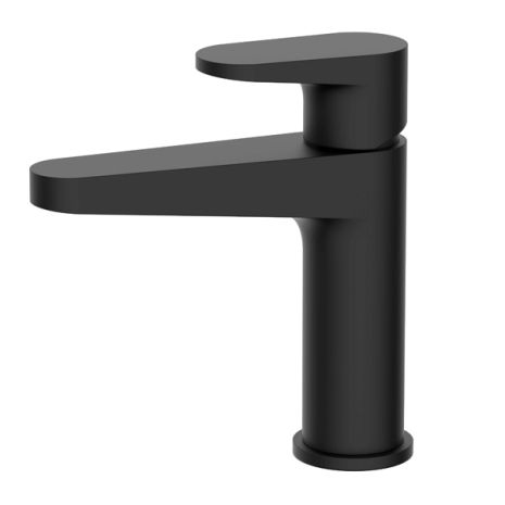 RAK Ischia Matt Black Basin Mixer Tap Without Waste | Commercial Washrooms
