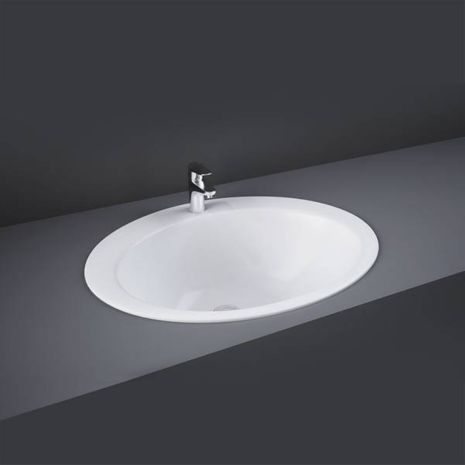 RAK-Jessica 53cm Over Counter Wash Basin 1 Taphole | RAK Ceramics