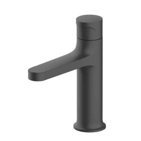 RAK Positano Matt Black Basin Mixer Tap Without Waste | Commercial Washrooms
