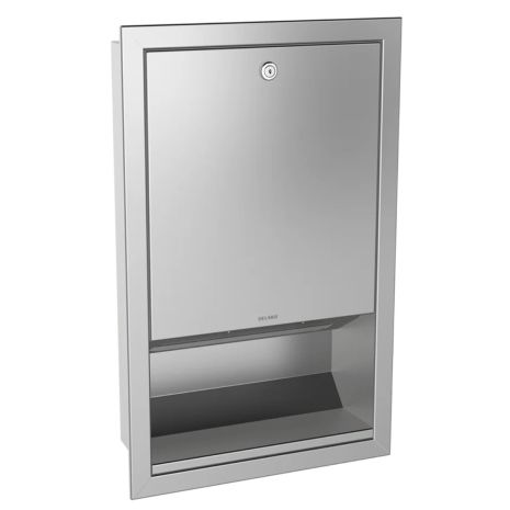 KWC DVS Stainless Steel Recessed Paper Towel Dispenser