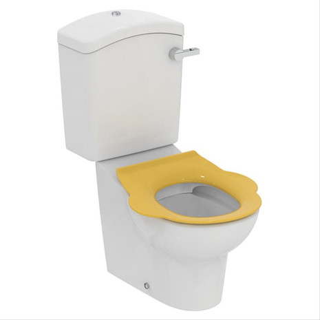 Armitage Shanks Contour 21 Splash Schools 305mm Close Coupled Toilet Yellow Seat, S312201