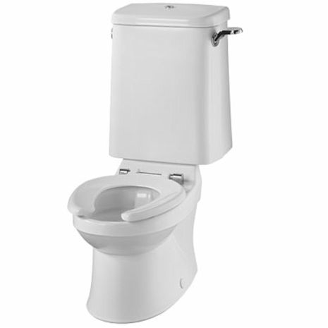 Twyford Sola Close Coupled Rimless School Toilet (300mm high), SA1512WH