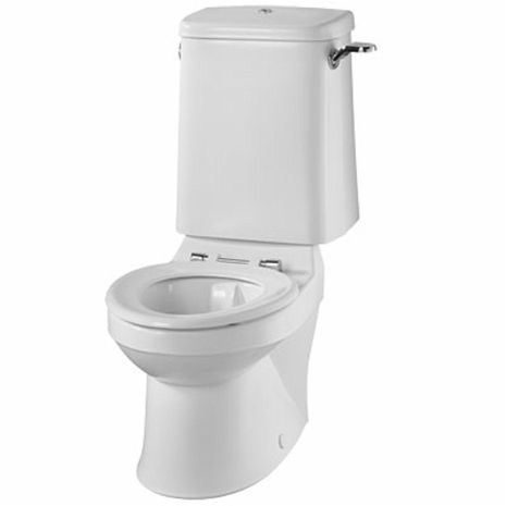 Twyford Sola Close Coupled Rimless School Toilet (350mm high), SA1514WH