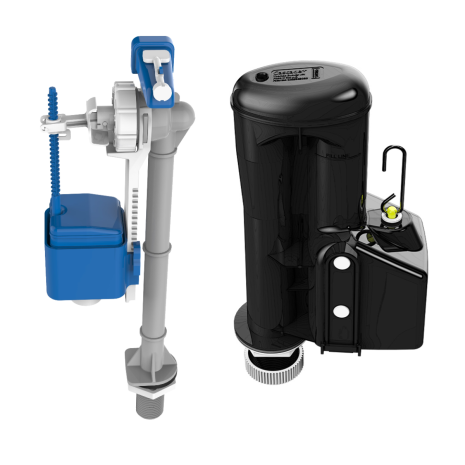 Fitzroy of London Close Coupled Cistern Fitting Pack With Wedges, Spatula Lever And Basin Waste.