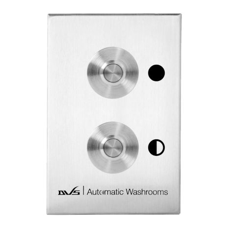 KWC DVS Full and Half Flush Plate with Tactile Switches