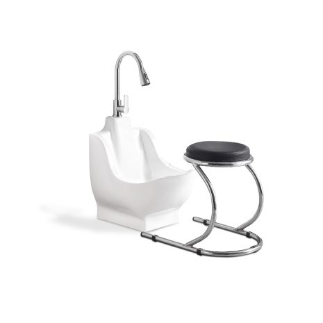 Pure Ceramic Wudu Washing and Ablution Station With Stool
