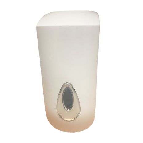 Fitzroy Of London Bulk Fill Plastic Soap Dispenser, White With Clear Level Indicator