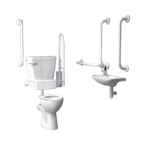 Inta Standard Doc M Pack with 6L Low Level Disabled Toilet