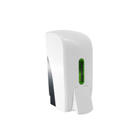 Halo 1Ltr White with Emerald Beaded Wall Mounted Soap Dispenser