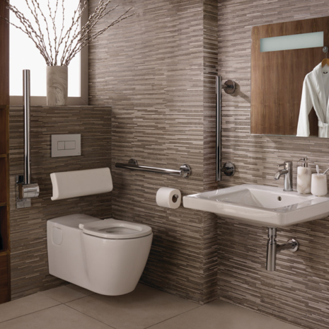 Ideal Standard Concept Freedom Ensuite Bathroom Pack with 60cm Basin and Extended Wall Hung Toilet