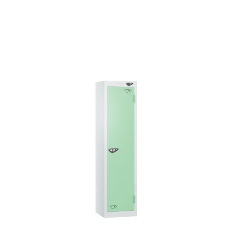 Green Door Low Height One Door Children's Metal Locker