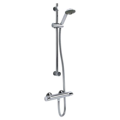 Inta Plus Thermostatic Bar Shower Control with Fastfix Bracket