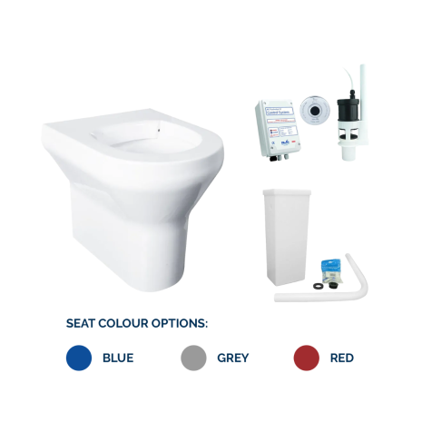 Delabie DVS Back to Wall Vandal Resistant Toilet Pack (inc. Sensor Flush Cistern)