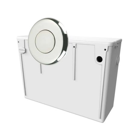 Dudley Pushflo Phantom Concealed 6L Cistern Pinto Pneumatic Single Flush Valve