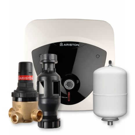 Ariston Andris Lux 3kW 30L Over Sink Electric Water Heater, includes Kits A, B and C, 3820017