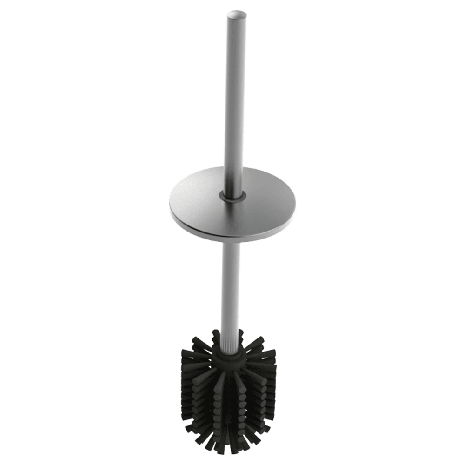 Delabie Toilet Brush with Lid and Handle - Satin Stainless Steel