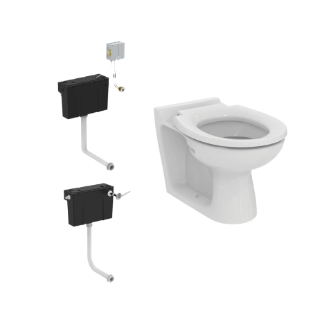 Armitage Shanks Contour 21 Back To Wall School Toilet Pack (305mm and 355mm)